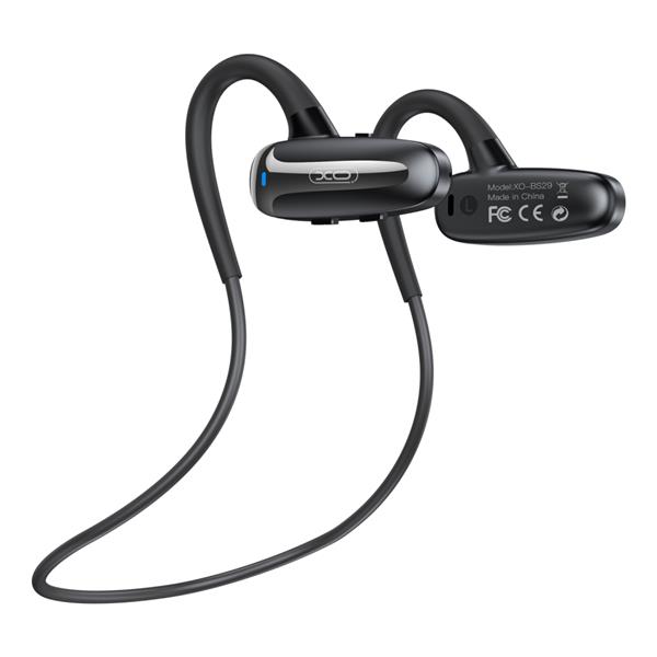 XO Słuchawki bluetooth BS29 z przewodzeniem kostnym czarne-2993634