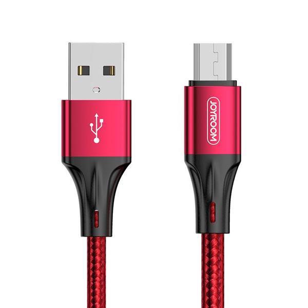 Joyroom kabel USB - micro USB 3 A 1,5 m czerwony (S-1530N1)-2204590