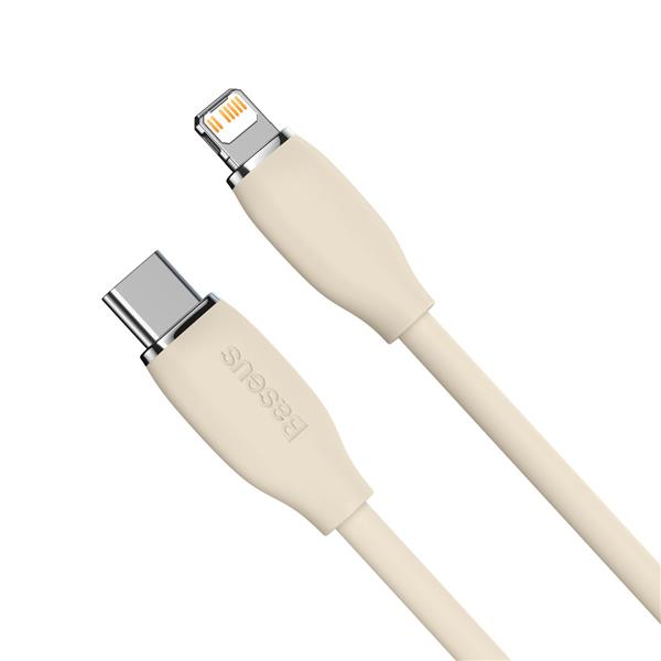 Baseus kabel, przewód USB Typ C – Lightning 20W długość 1,2 m Jelly Liquid Silica Gel – różowy-2281004