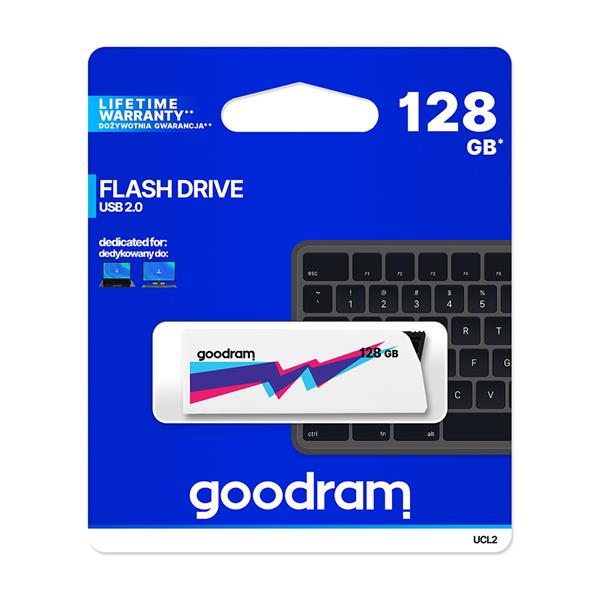 Goodram pendrive 128GB USB 2.0 UCL2 biały-2112301
