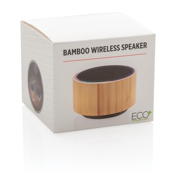Bambusowy głośnik bezprzewodowy 3W-1958021