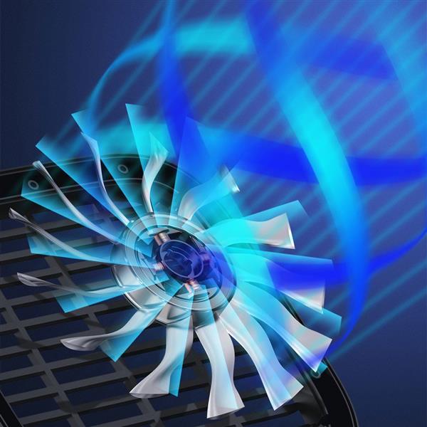 Baseus samochodowy wiatrak wentylator na uchwyt na zagłówek biały (CXZD-02)-2143456