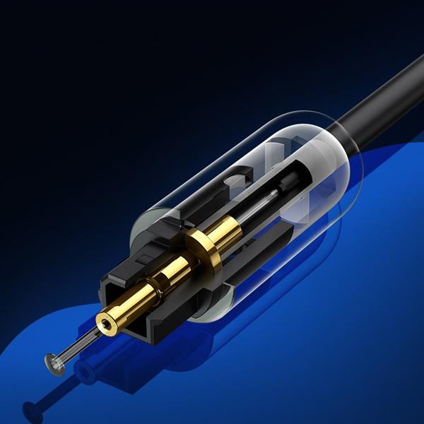 Ugreen optyczny kabel przewód audio 1,5 m cyfrowy światłowód Toslink SPDIF szary (70891)-2168085