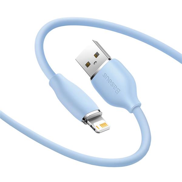 Baseus kabel Jelly Liquid USB - Lightning 1,2 m 2,4A niebieski-2987094