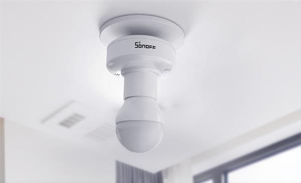 Sonoff Slampher R2 inteligentne gniazdo żarówki Wi-Fi 433 MHz RF biały (IM190528001)-2172617