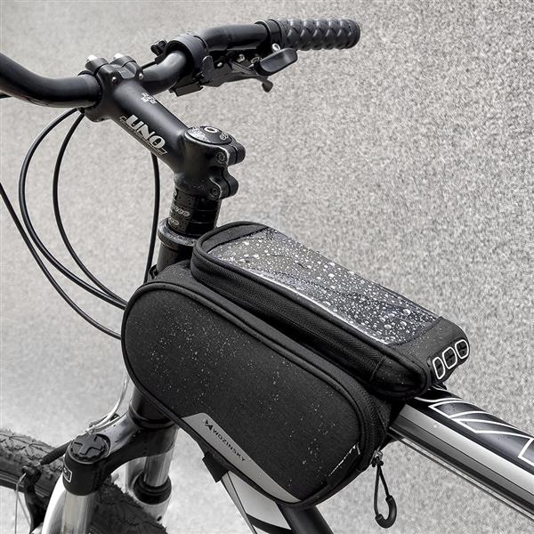 Wozinsky torba rowerowa na ramę + odczepiany pokrowiec na telefon do 6,5