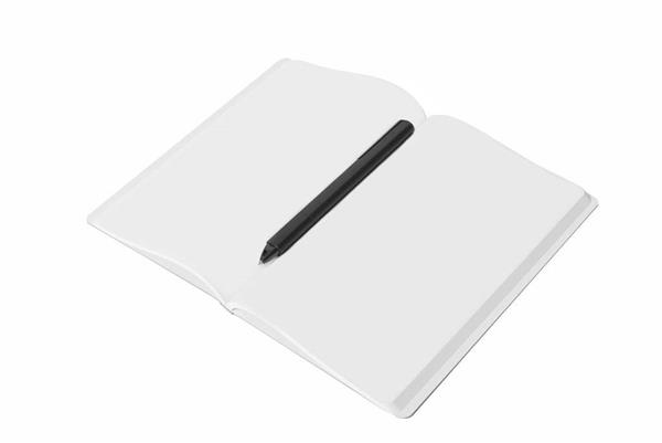 PININFARINA Segno Notebook Stone Paper, notes z kamienia, czarna okładka, gładki-3039962