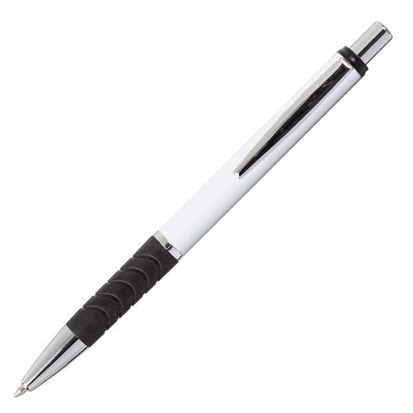 Długopis Andante, biały/czarny-2984934