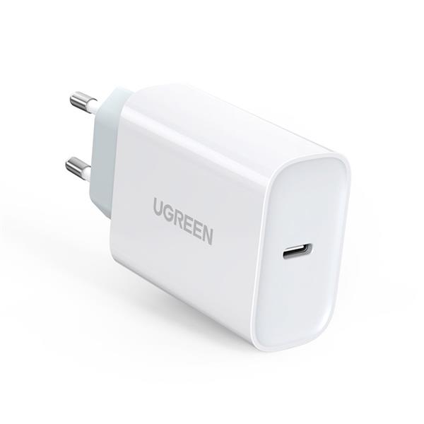 Ugreen szybka ładowarka sieciowa USB Typ C Power Delivery 30 W Quick Charge 4.0 biały (70161)-2153096