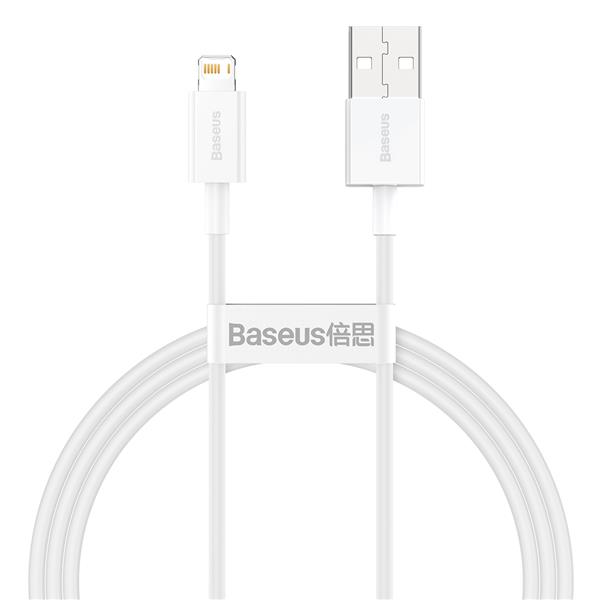 Baseus kabel Superior USB - Lightning 1,0 m 2,4A biały-2107940