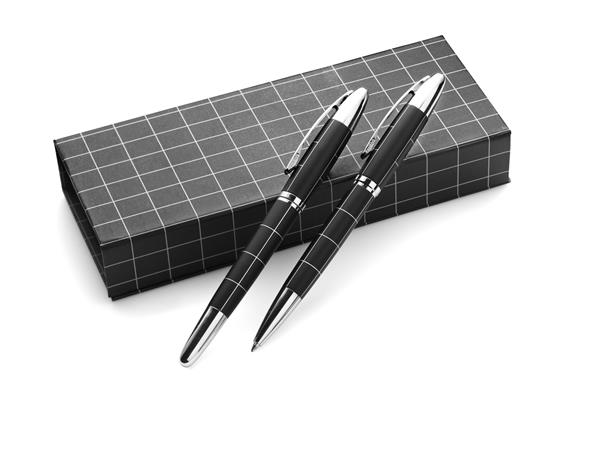 Zestaw piśmienny, długopis i pióro kulkowe-1942549