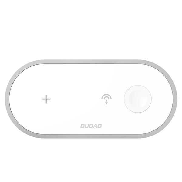Dudao 3w1 ładowarka bezprzewodowa Qi do telefonu / słuchawek AirPods / Apple Watch 38mm biały (A11 white)-2153420