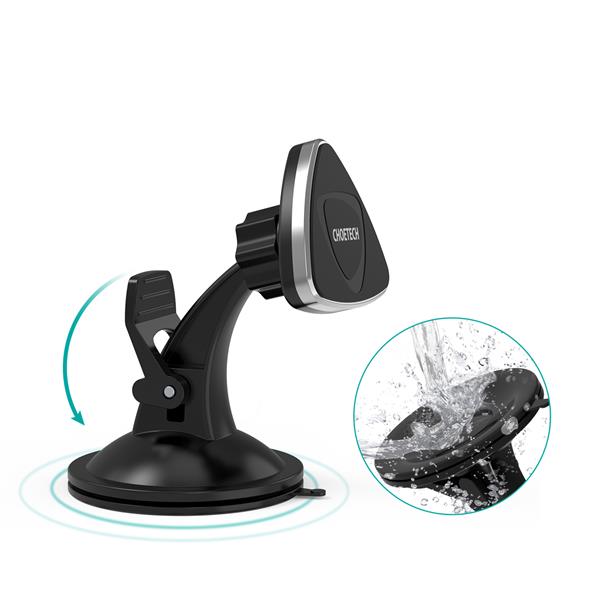 Choetech magnetyczny uchwyt samochodowy do telefonu na szybę i kokpit czarny (H010 black)-2282294