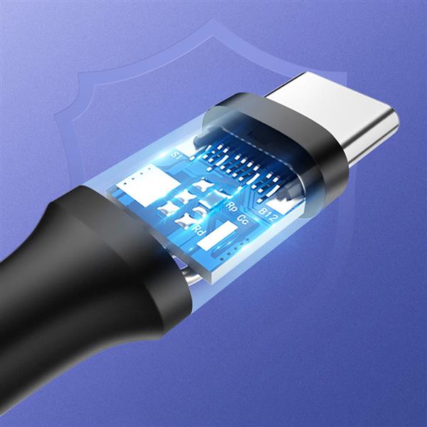 Ugreen kabel przewód USB - USB Typ C Quick Charge 3.0 3A 0,25m czarny (US287 60114)-2295954