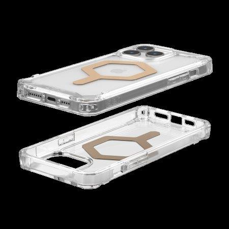 UAG Plyo Magsafe - obudowa ochronna do iPhone 15 Pro Max kompatybilna z MagSafe (ice-gold)-3140944