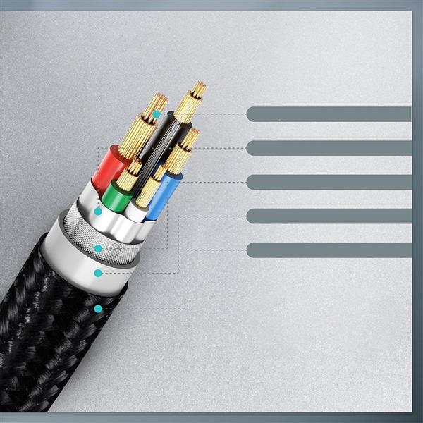 Choetech kabel przewód USB Typ C - USB Typ C Power Delivery 60W 3A 1,2m czarny (XCC-1003)-2218415