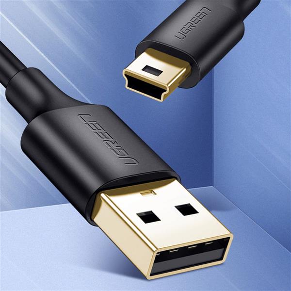Ugreen kabel przewód USB - mini USB 480 Mbps 2 m czarny (US132 30472)-2602138
