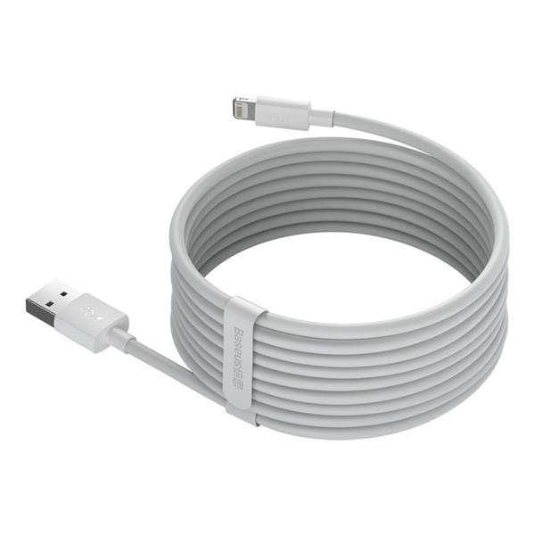 Baseus 2x kabel USB - Lightning szybkie ładowanie Power Delivery 1,5 m biały (TZCALZJ-02)-2168520