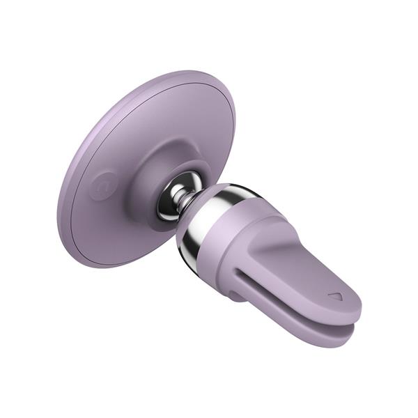 Baseus C01 samochodowy uchwyt magnetyczny do smartfona na kratkę wentylacyjną fioletowy (SUCC000105)-2409111