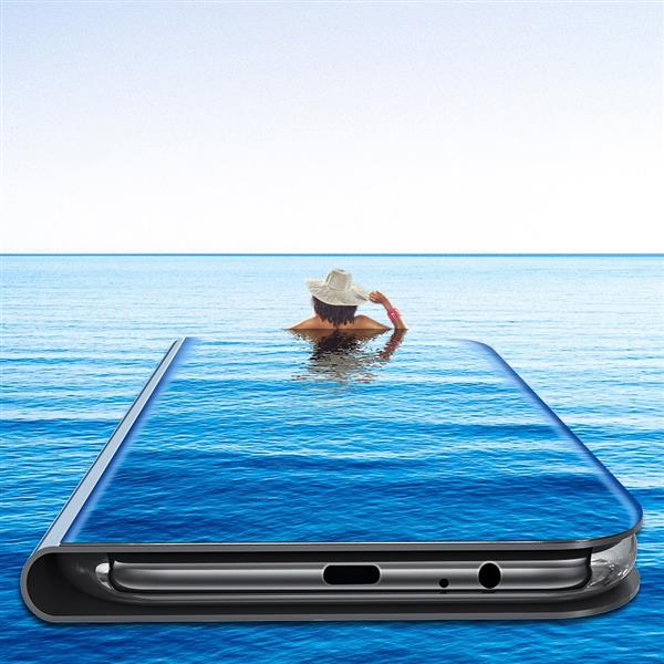 Clear View Case futerał etui z klapką Samsung Galaxy M51 czarny-2176008