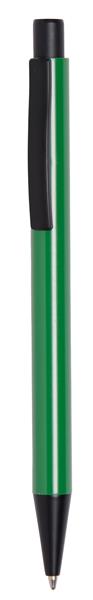 Aluminiowy długopis QUEBEC, zielony-2306987