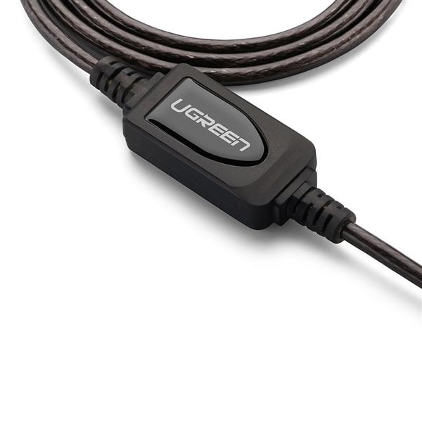 Ugreen kabel aktywny przedłużacz USB 2.0 480 Mbps 5 m czarny (US121 10319)-2169760