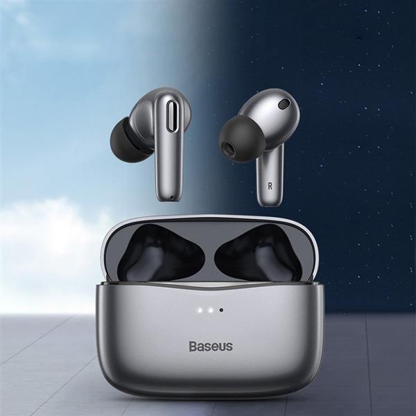 Baseus SIMU S2 bezprzewodowe słuchawki Bluetooth 5.0 TWS z aktywną redukcją szumów ANC niebieski (NGS2-03)-2198967
