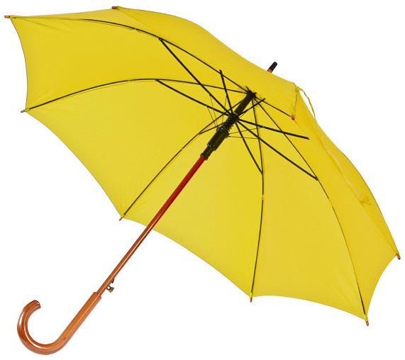 Drewniany parasol automatyczny NANCY-615936