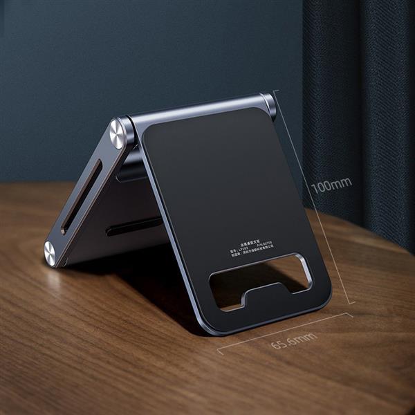 Ugreen metalowa aluminiowa składana podstawka na telefon tablet szary (LP263 80708)-2166200