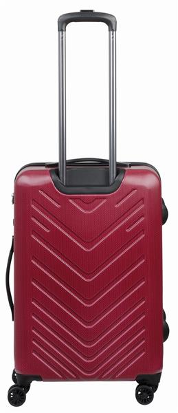 Trzyczęściowy zestaw walizek MAILAND, czerwony-2307510