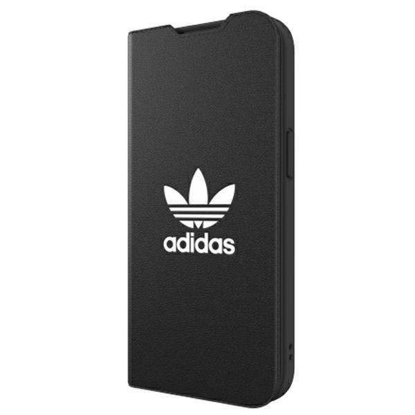 Etui Adidas OR Booklet Case BASIC na iPhone 13 czarno biały/black white 47086-2284203