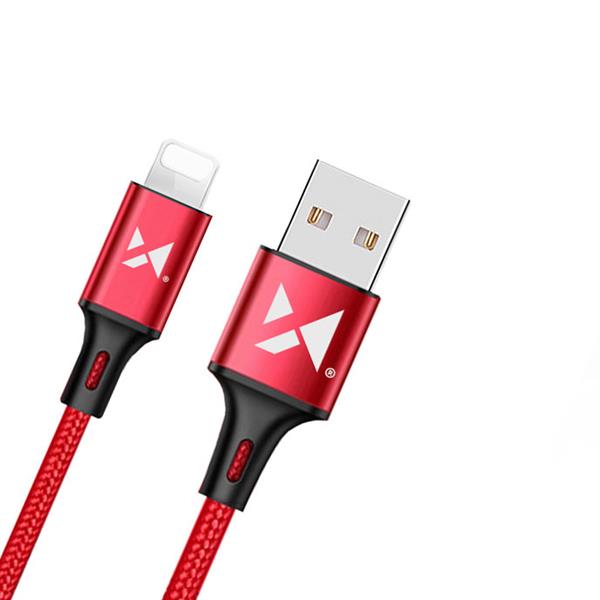 Wozinsky kabel przewód USB - Lightning 2,4A 2m czerwony (WUC-L2R)-2269555