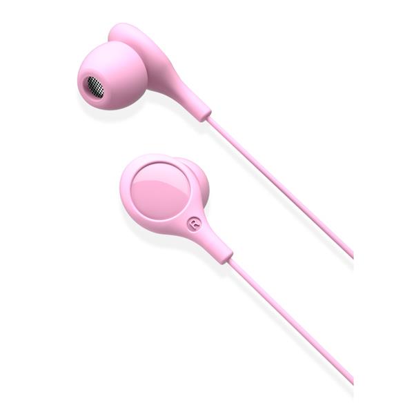 XO słuchawki przewodowe EP46 jack 3,5mm z redukcją szumów różowe-2050432