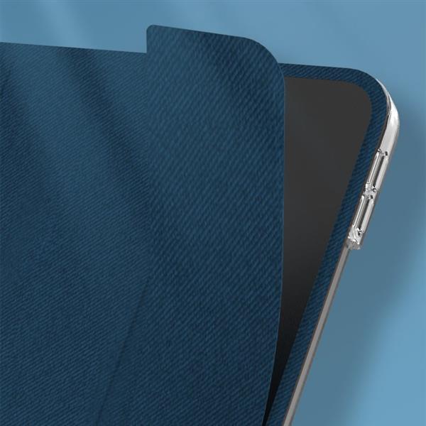 Kingxbar Business Series magnetyczne etui Smart Cover Sleep podstawka iPad Air 2020 / 2022 pomarańczowy-2171030