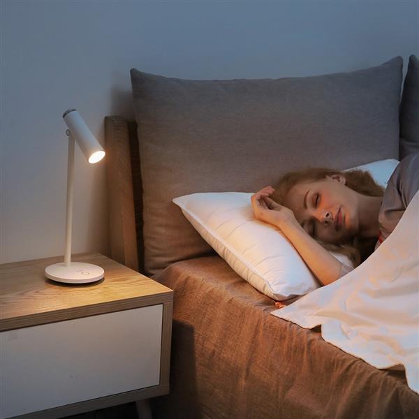 Baseus biurkowa lampka lampa LED bezprzewodowa akumulator 1800 mAh biały (DGIWK-A02)-2159425