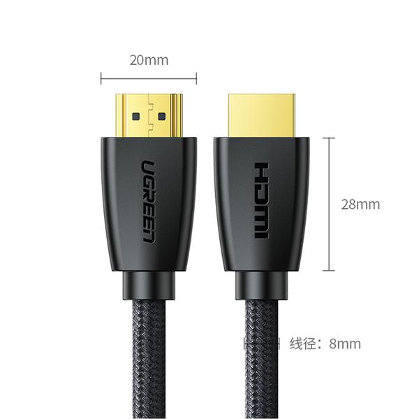 Ugreen kabel HDMI 2.0 4K UHD 5m czarny (HD118)-2950536