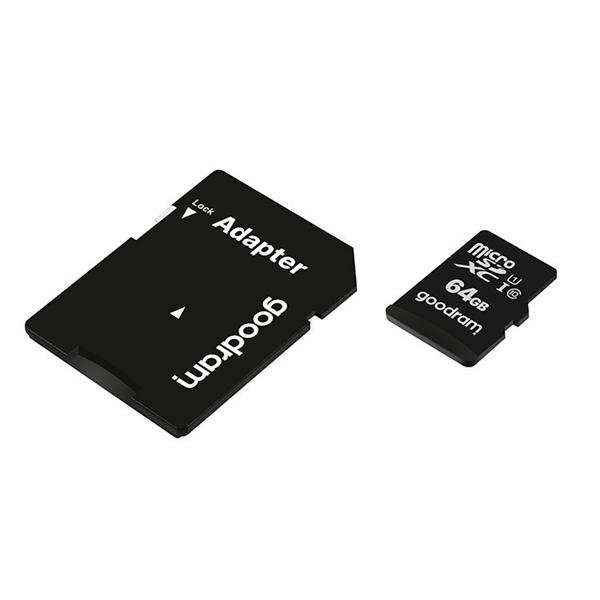 Goodram Microcard 64 GB karta pamięci micro SD XC UHS-I class 10, adapter SD (M1AA-0640R12)-2158920