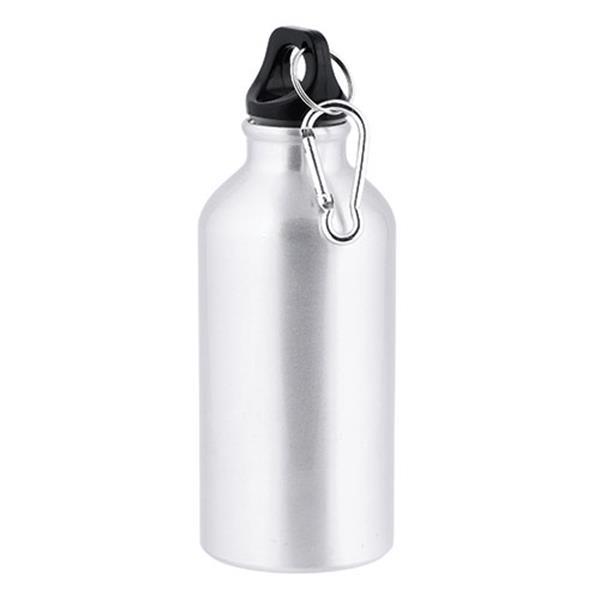 Aluminiowa butelka pod sublimację, z karabińczykiem, 400 ml-1917654