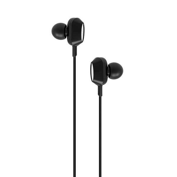 XO Słuchawki przewodowe EP1 jack 3,5mm czarne-1566890