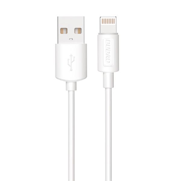 Dudao ładowarka sieciowa USB QC3.0 12W biały + kabel Lightning 1m (A3EU)-2270478
