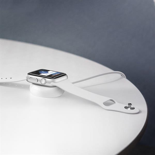 Ugreen bezprzewodowa ładowarka MFI Qi do Apple Watch z wbudowanym kablem 1m biały (CD177)-2268841