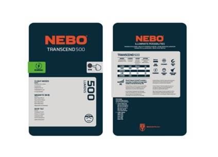 NEBO Latarka-czołówka TRANSCEND 500-3040331
