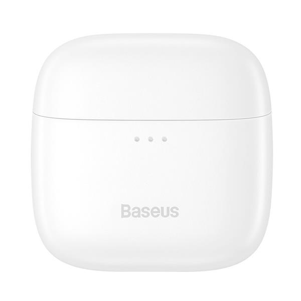 Baseus E8 bezprzewodowe słuchawki Bluetooth 5.0 TWS douszne wodoodporne IPX5 biały (NGE8-02)-2237647