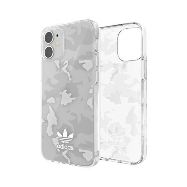 Adidas OR SnapCase Camo iPhone 12 mini przezroczysty/biały 43704-2284573