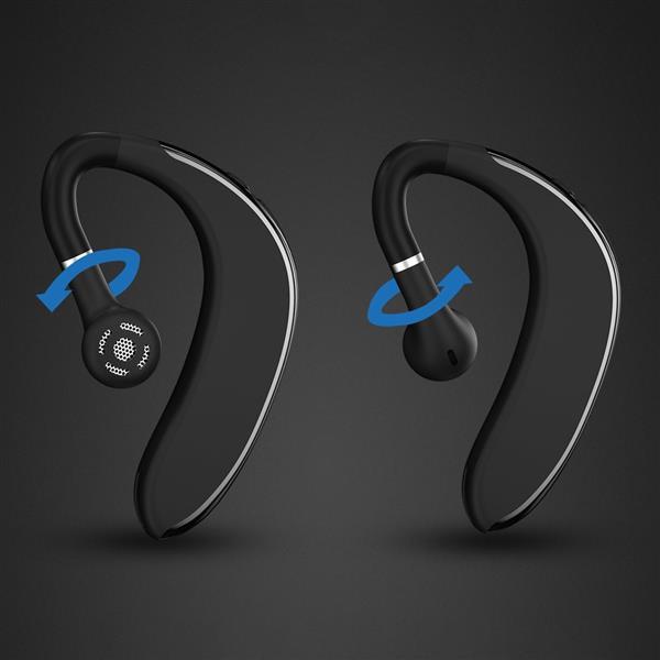 WK Design P12 zestaw słuchawkowy bezprzewodowa słuchawka Bluetooth 4.2 czarny-2219082