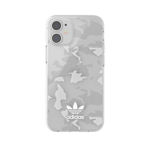 Adidas OR SnapCase Camo iPhone 12 mini przezroczysty/biały 43704-2284571