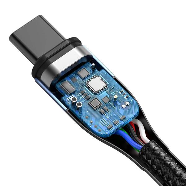 Baseus kabel magnetyczny Zinc PD USB-C - USB-C 1,5 m czarny 100W-2047758