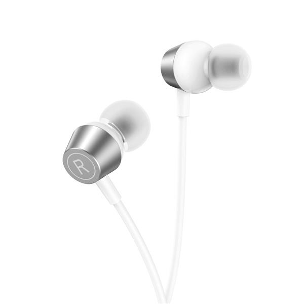 XO słuchawki przewodowe EP59 jack 3,5mm dokanałowe białe-3019375