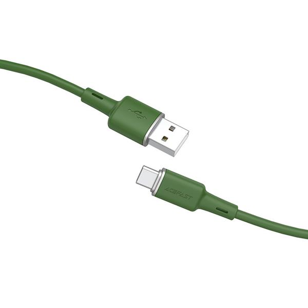 Acefast kabel USB - USB Typ C 1,2m, 3A zielony (C2-04 oliver green)-2270114