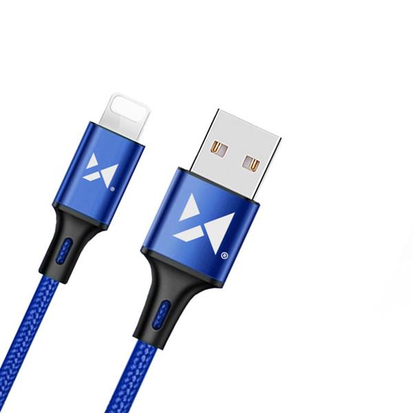 Wozinsky kabel przewód USB - Lightning 2,4A 2m niebieski (WUC-L2BE)-2269542